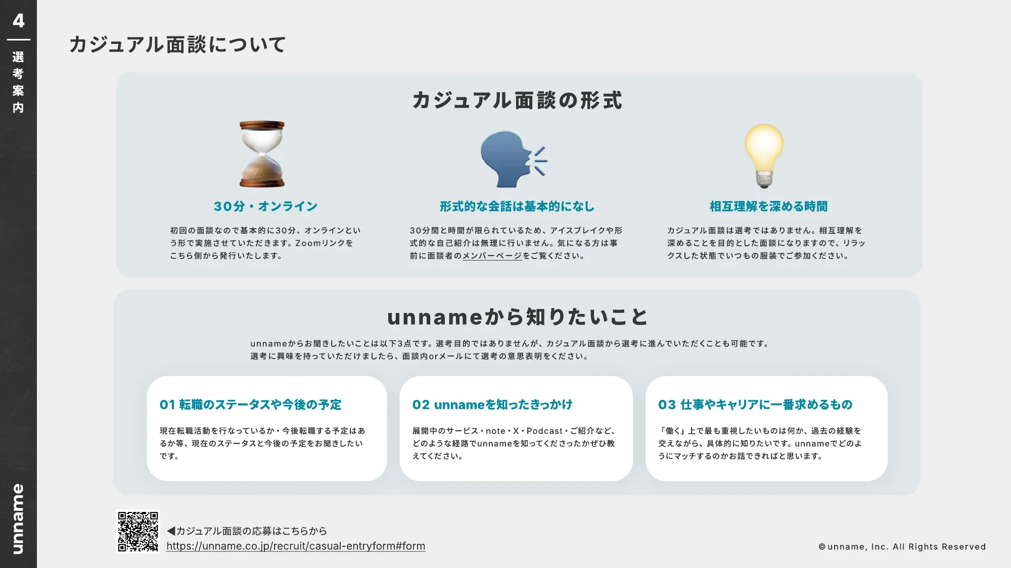 unname 会社概要資料