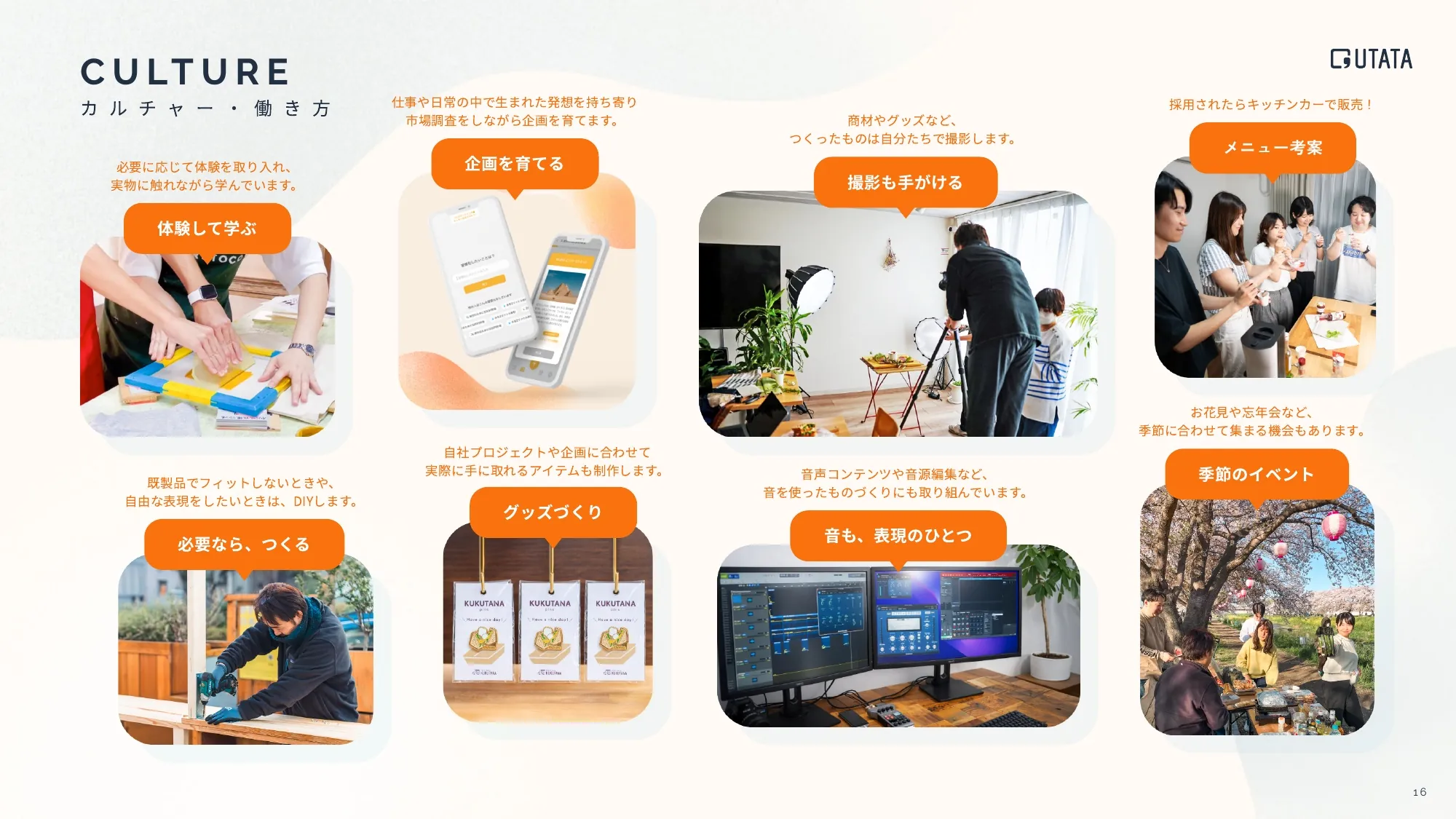 COMPANY PROFILE BOOK（会社説明資料）｜UTATA合同会社