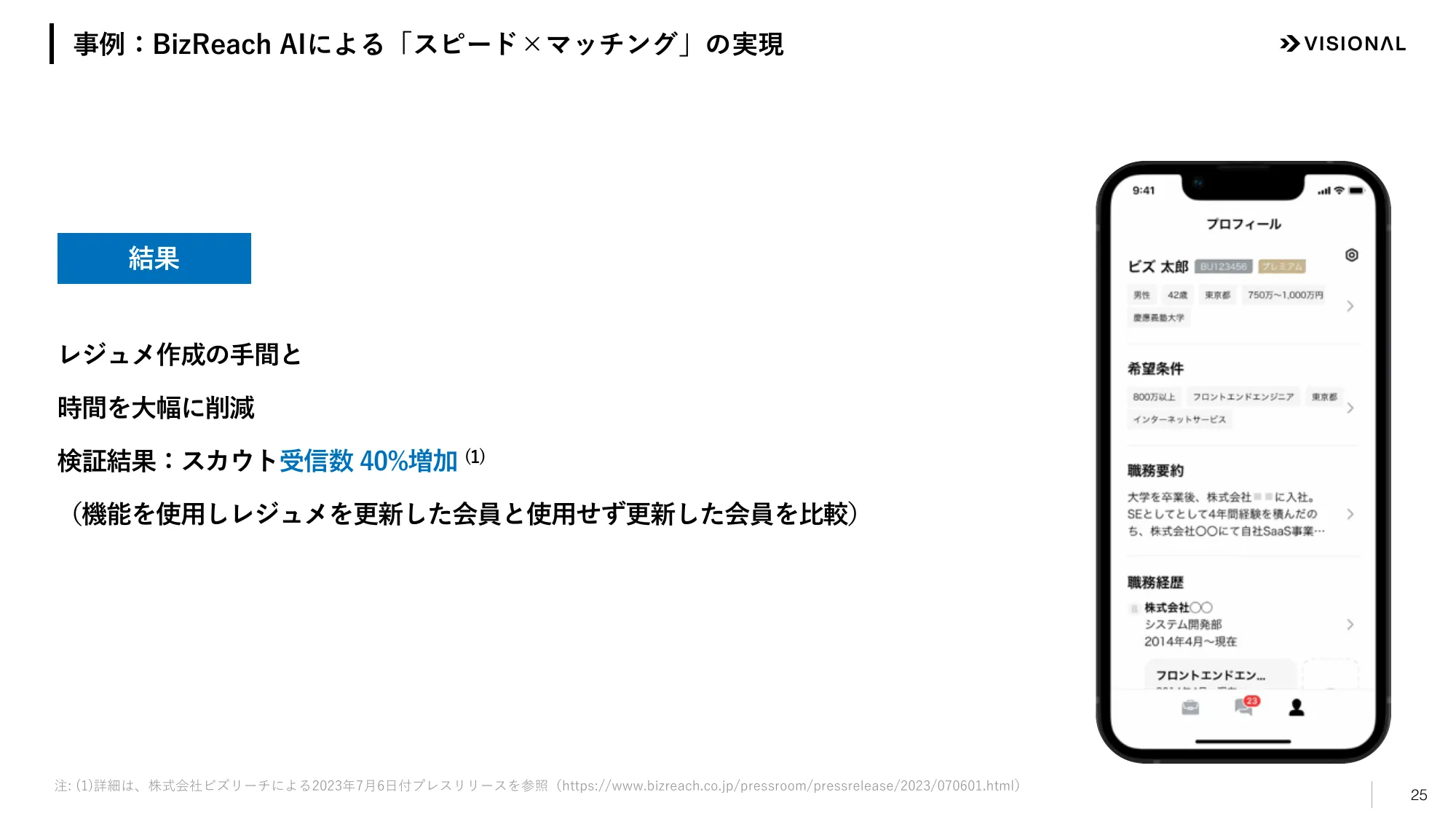 2025年7月期第2四半期決算説明資料|ビジョナル株式会社