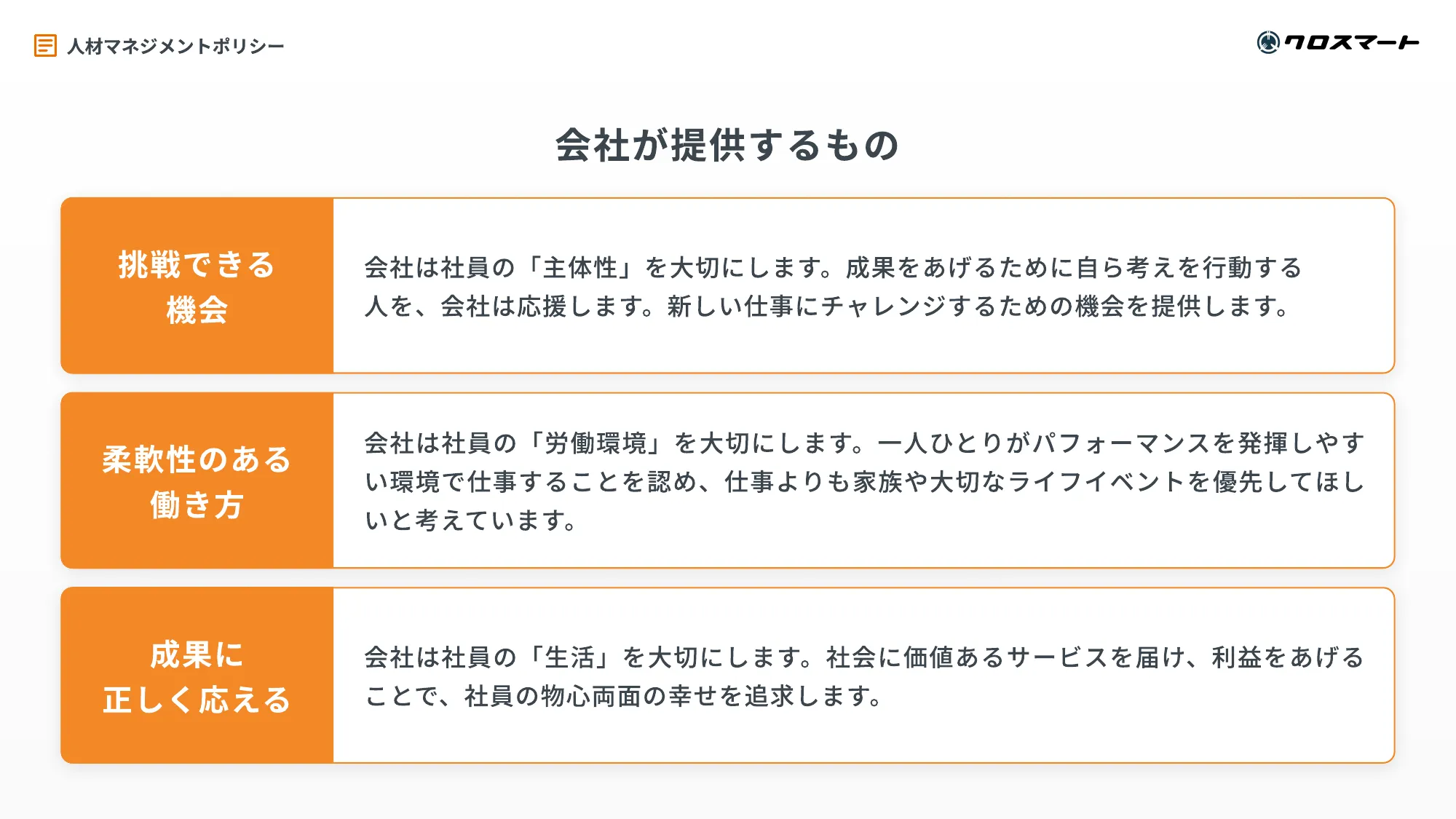 クロスマート株式会社 会社紹介資料