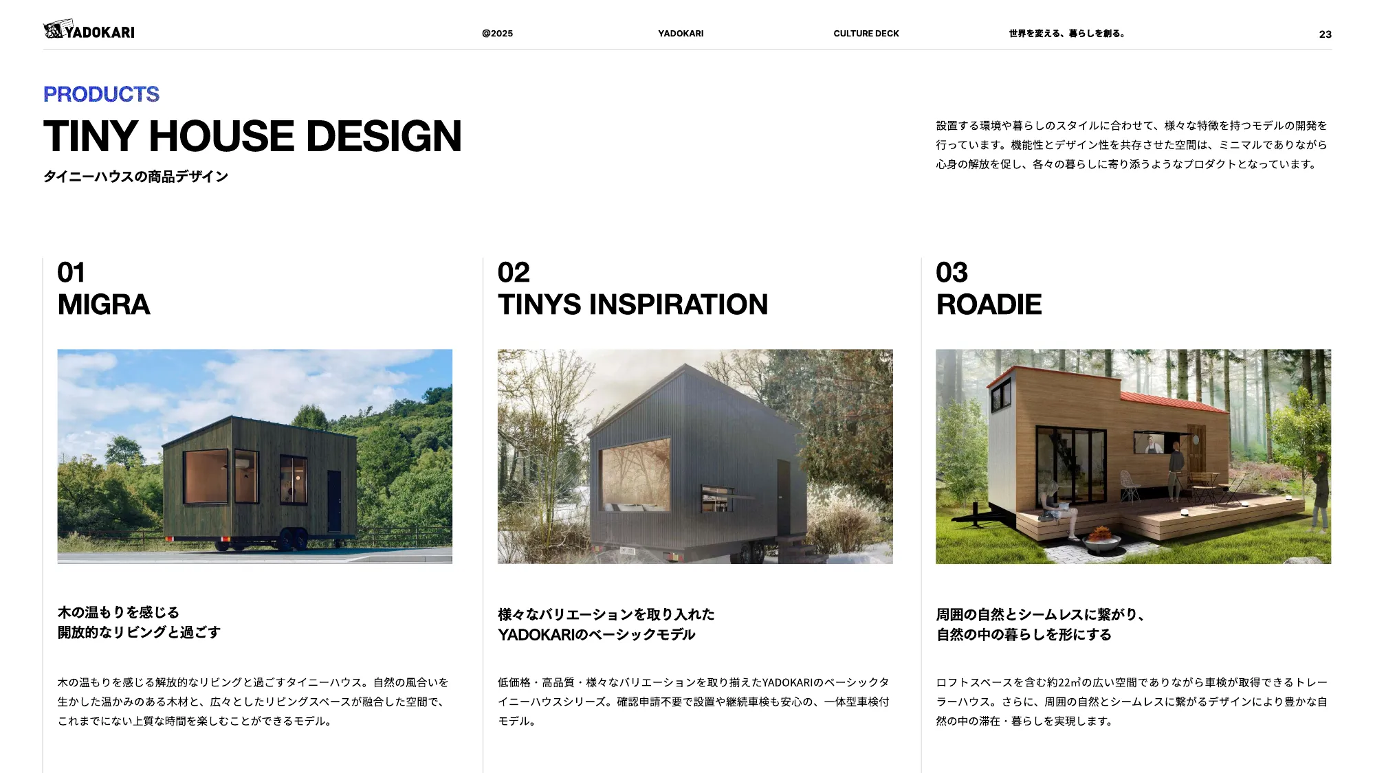 YADOKARI 文化甲板 2025