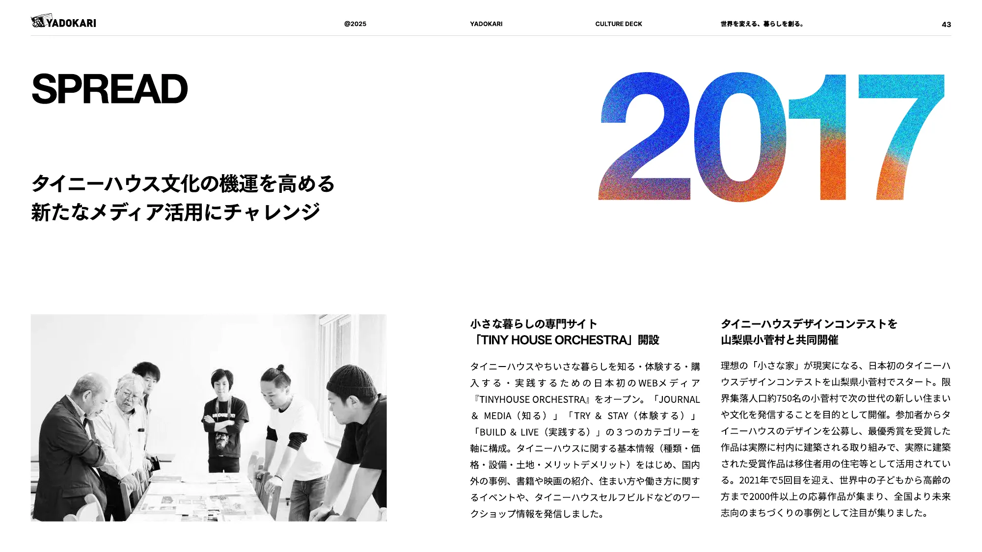 YADOKARI CULTURE DECK 2025