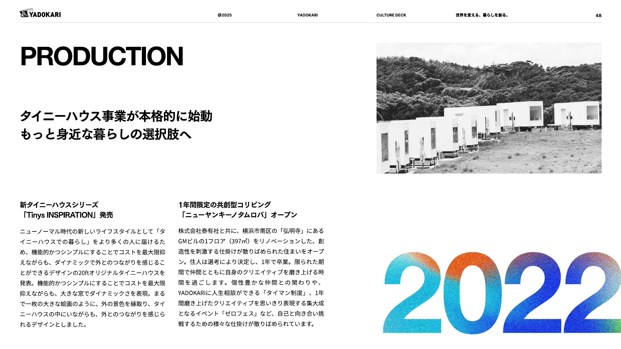 YADOKARI CULTURE DECK 2025