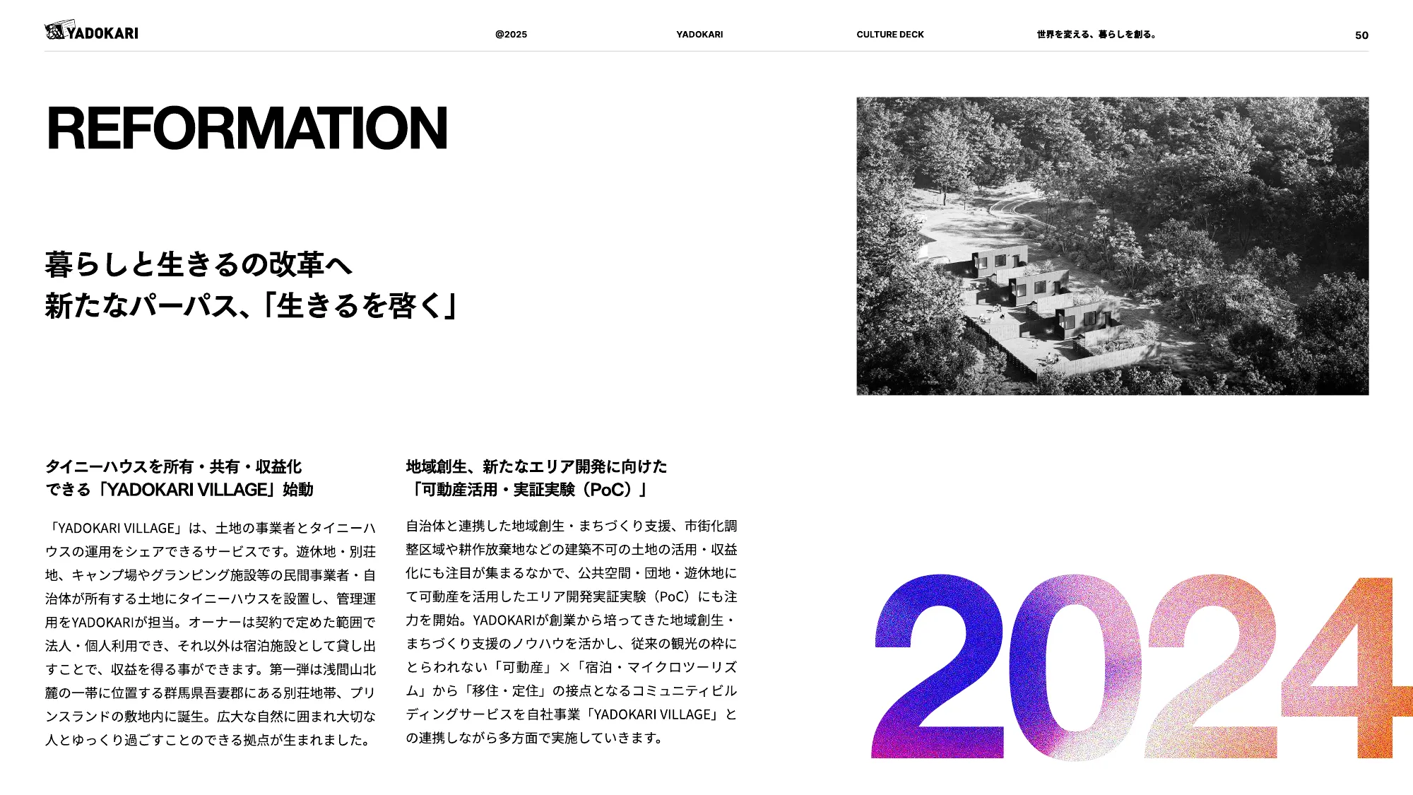 YADOKARI CULTURE DECK 2025