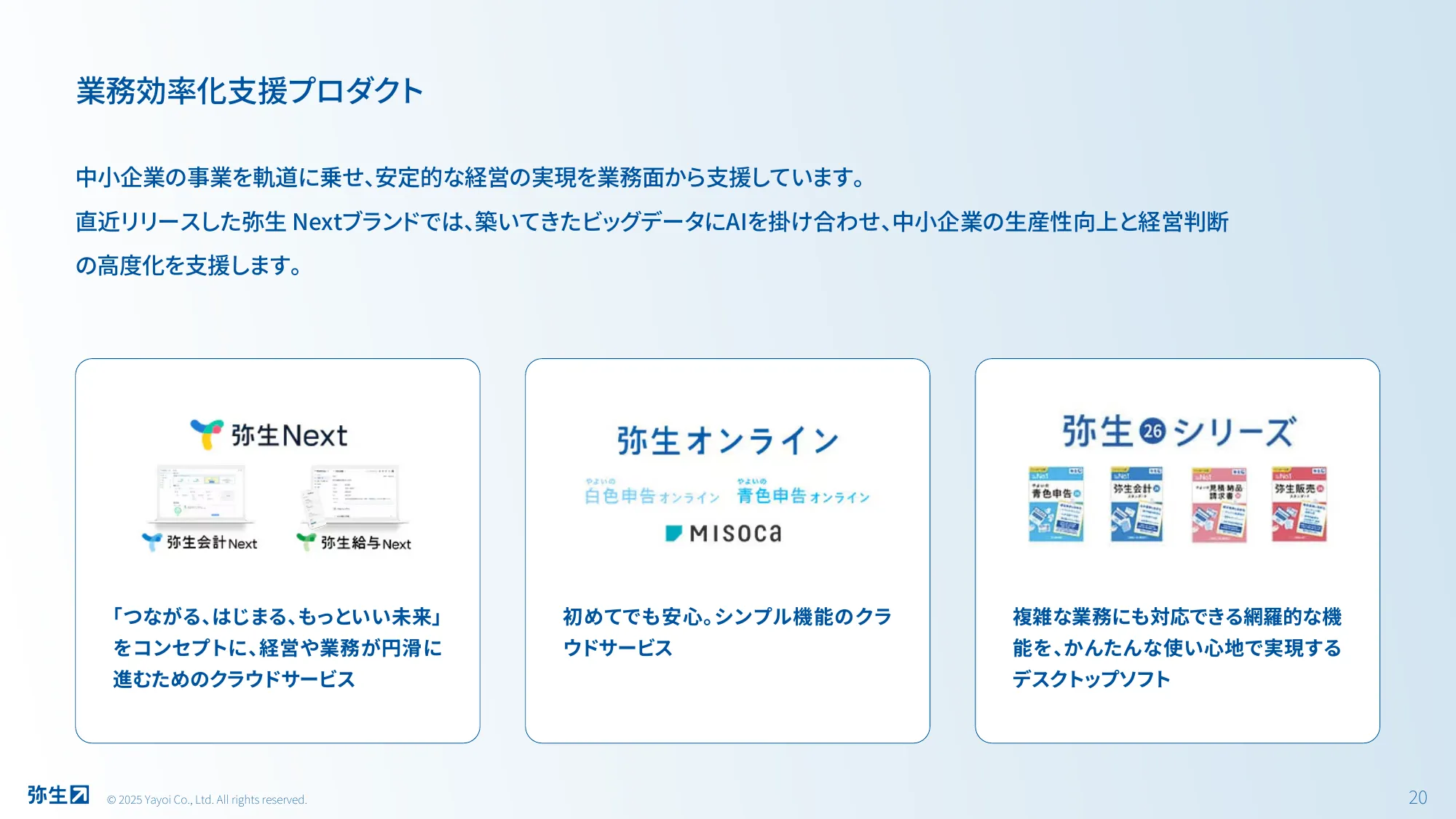 Yayoi Co., Ltd. 회사 개요