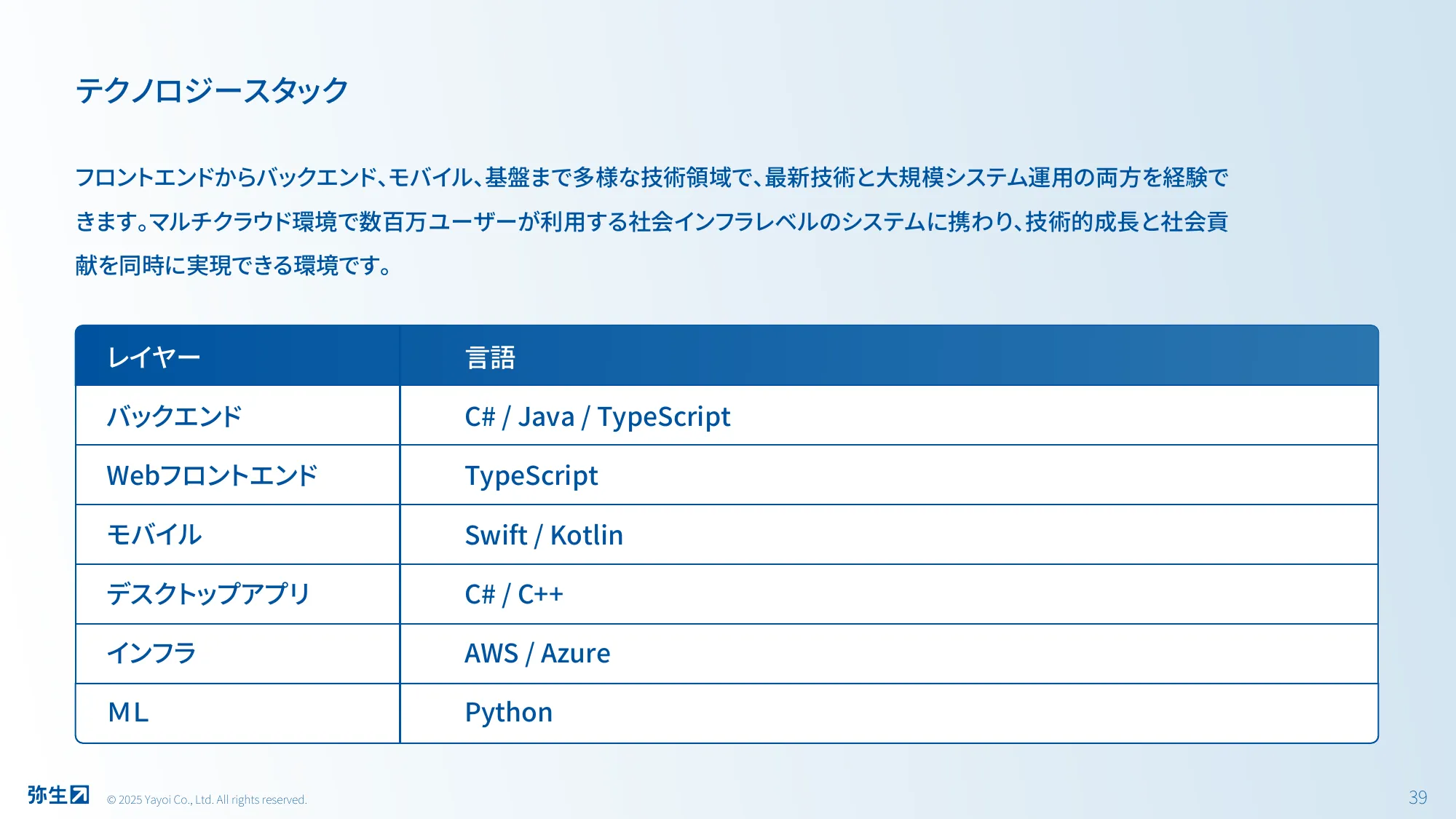 Yayoi Co., Ltd. 회사 개요